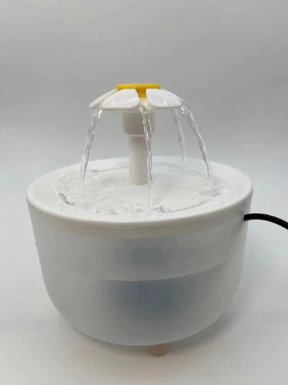 Automatic Pet Water Fountain with USB Electric Filter, 1200ml Silent Cat Drinking Bowl and Recirculating Water Dispenser
