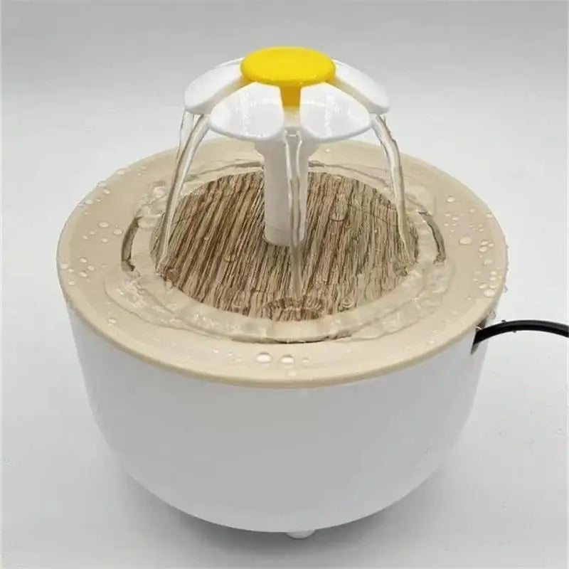 Automatic Pet Water Fountain with USB Electric Filter, 1200ml Silent Cat Drinking Bowl and Recirculating Water Dispenser