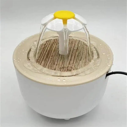 Automatic Pet Water Fountain with USB Electric Filter, 1200ml Silent Cat Drinking Bowl and Recirculating Water Dispenser