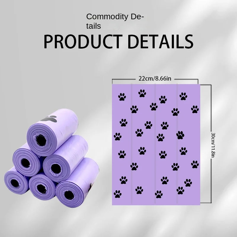 EPI Intensification Biodegradable Dog Waste Bags with Dispenser - Eco-Friendly Pet Cleaning Supplies