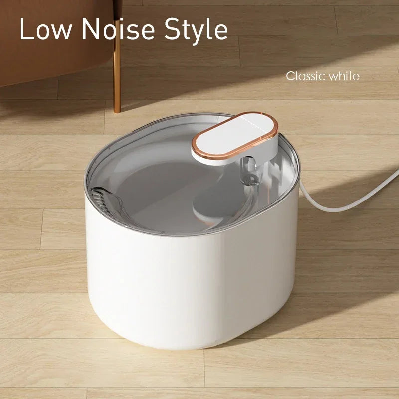 3L Automatic Pet Water Fountain with USB, Silent Drinking Dispenser and Filter for Cats and Dogs
