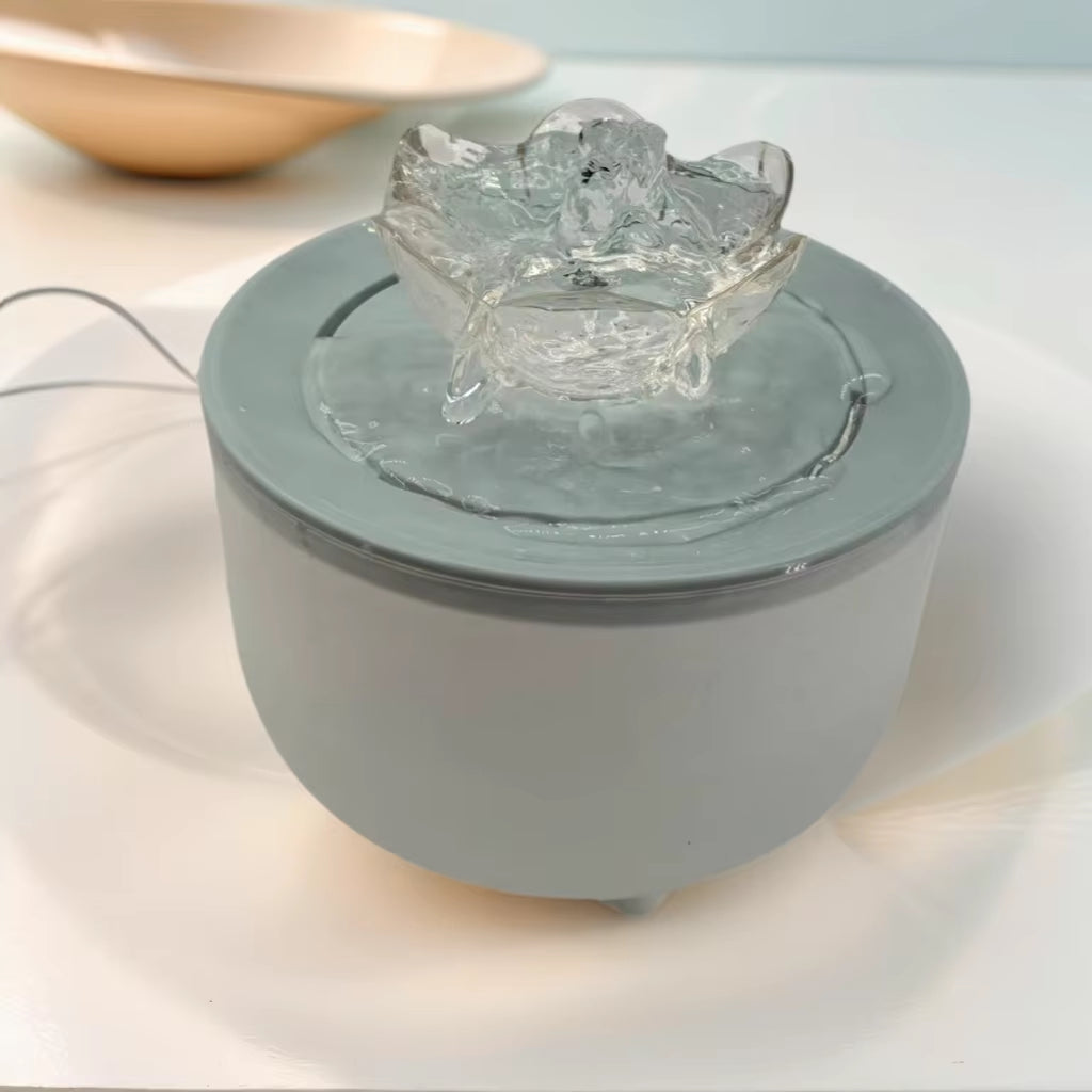 Automatic Pet Water Fountain with USB Electric Filter, 1200ml Silent Cat Drinking Bowl and Recirculating Water Dispenser