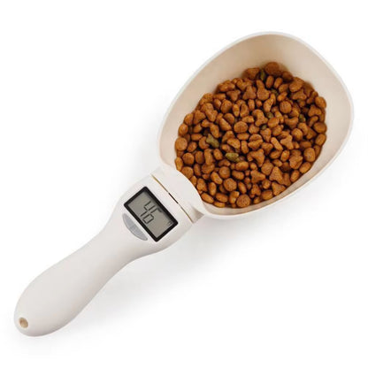 Digital Pet Food Scale with Electronic Measuring Spoon for Accurate Weight and Volume Measurement for Dogs and Cats