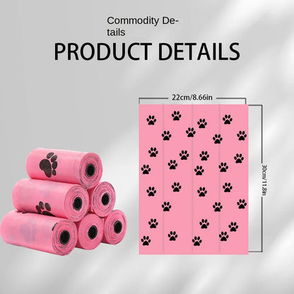 EPI Intensification Biodegradable Dog Waste Bags with Dispenser - Eco-Friendly Pet Cleaning Supplies