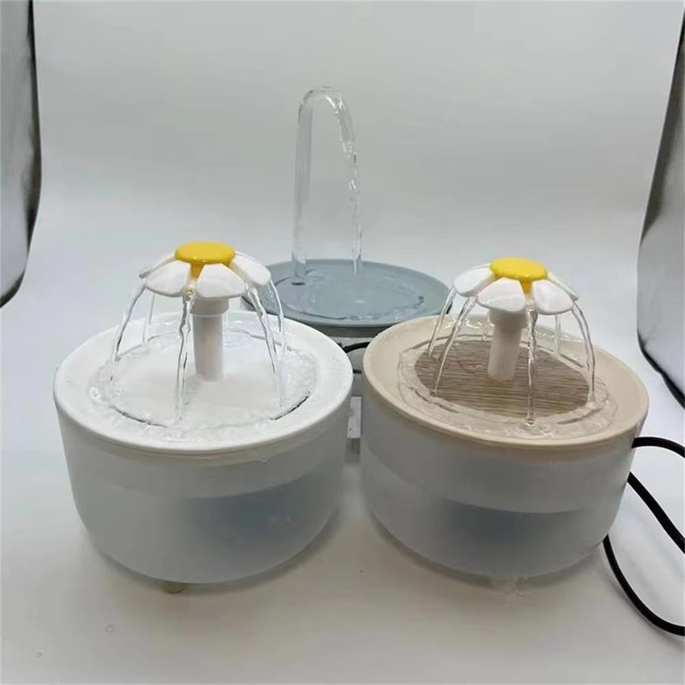 Automatic Pet Water Fountain with USB Electric Filter, 1200ml Silent Cat Drinking Bowl and Recirculating Water Dispenser