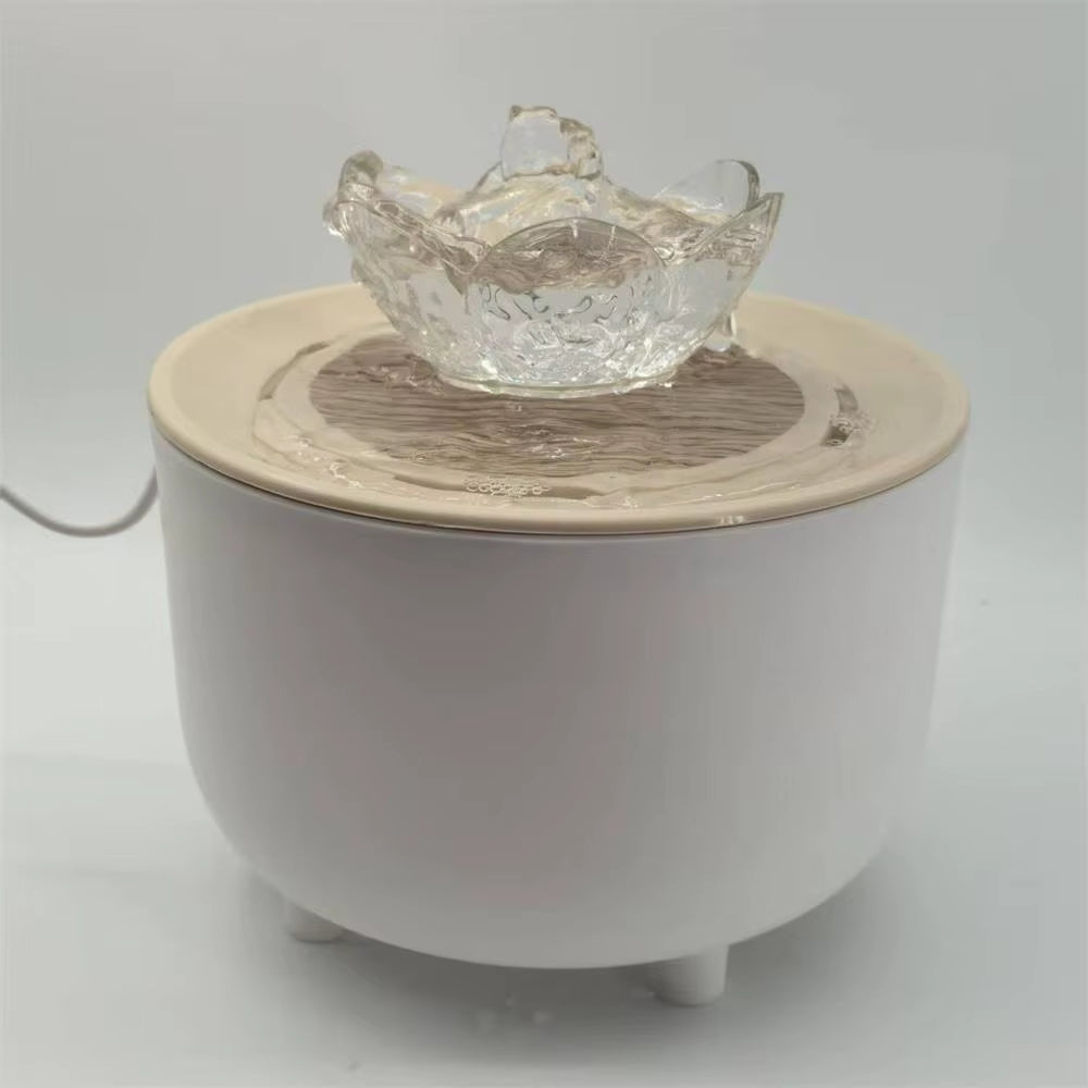 Automatic Pet Water Fountain with USB Electric Filter, 1200ml Silent Cat Drinking Bowl and Recirculating Water Dispenser