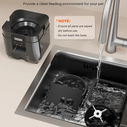 Automatic Smart Pet Feeder for Cats and Dogs with Timed Dispensing and Slow Feeding Function